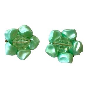 West Germany signed vintage clip, earrings.